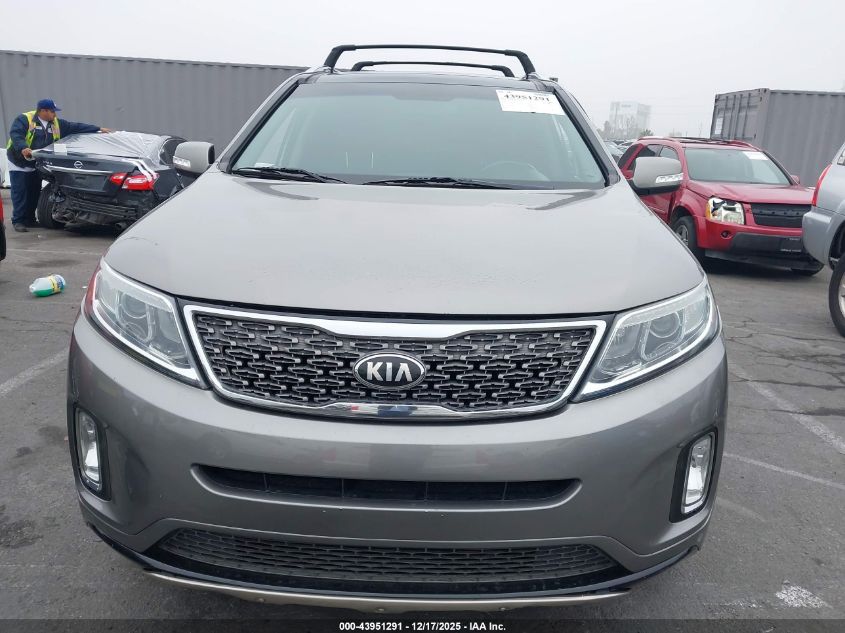 2014 Kia Sorento Sx V6 VIN: 5XYKWDA7XEG538345 Lot: 43951291