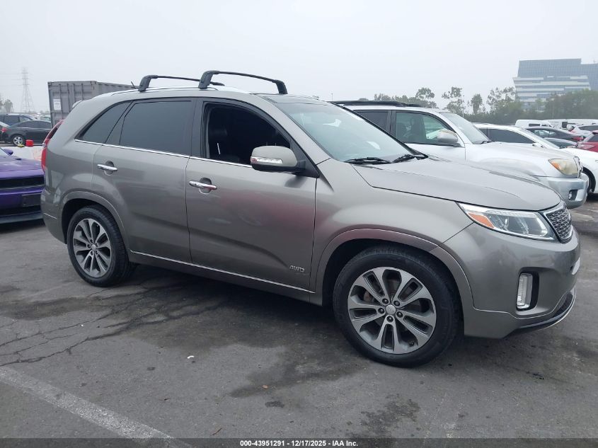 2014 Kia Sorento Sx V6 VIN: 5XYKWDA7XEG538345 Lot: 43951291