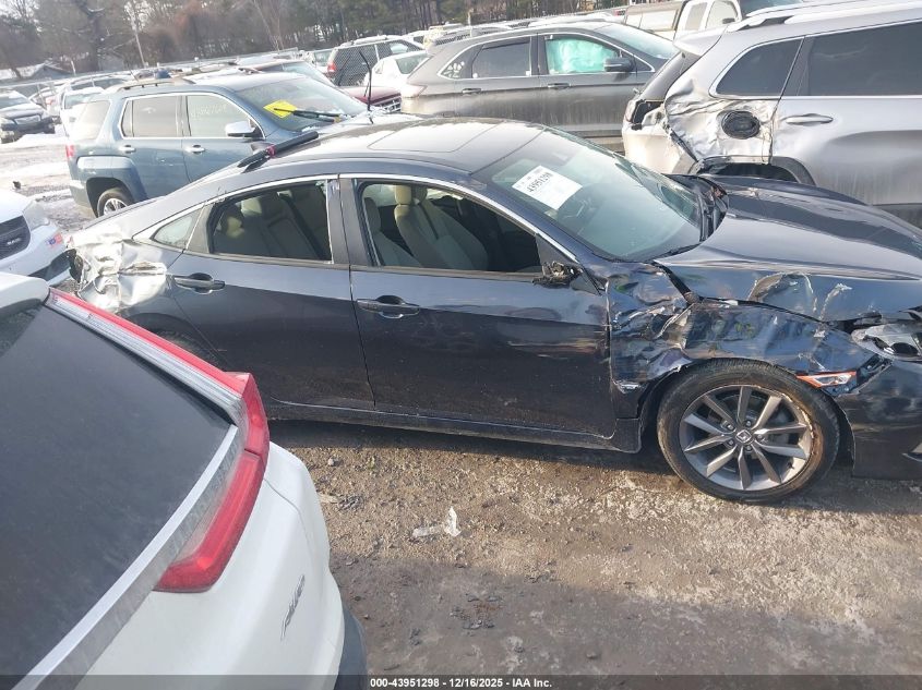 2021 Honda Civic Ex VIN: 19XFC1F38ME206673 Lot: 43951298