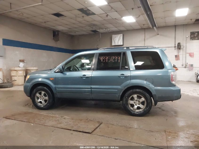 2008 Honda Pilot Se VIN: 5FNYF18388B036778 Lot: 43951299