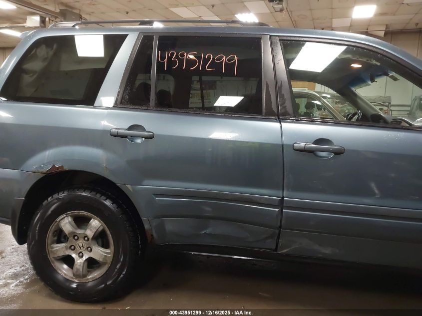 2008 Honda Pilot Se VIN: 5FNYF18388B036778 Lot: 43951299