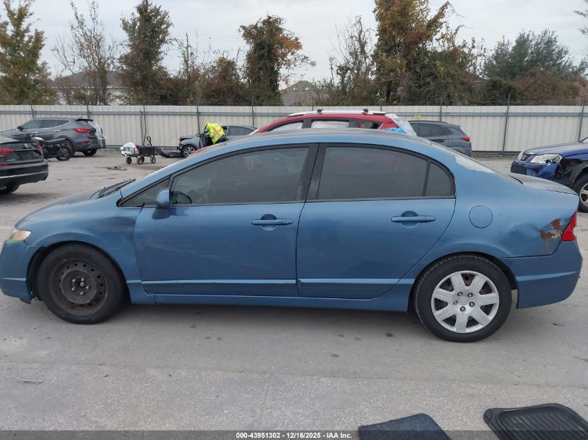 2010 Honda Civic Lx VIN: 2HGFA1F51AH318515 Lot: 43951302