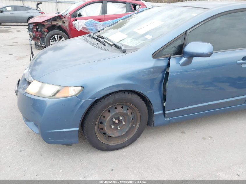 2010 Honda Civic Lx VIN: 2HGFA1F51AH318515 Lot: 43951302