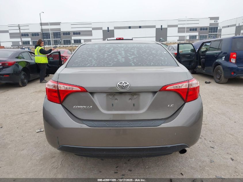 2018 Toyota Corolla Le VIN: 5YFBURHE2JP778101 Lot: 43951309