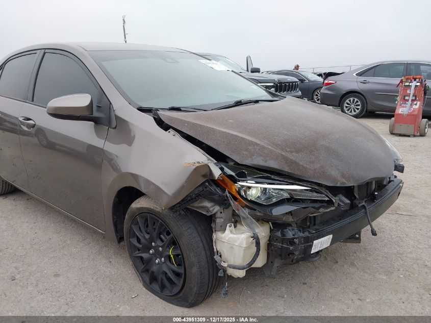2018 Toyota Corolla Le VIN: 5YFBURHE2JP778101 Lot: 43951309