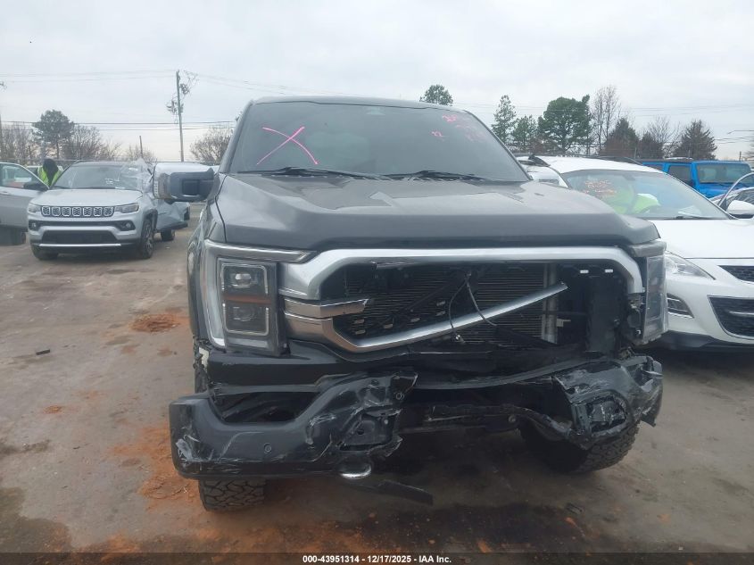 2022 Ford F-150 Platinum VIN: 1FTFW1E53NFB87144 Lot: 43951314