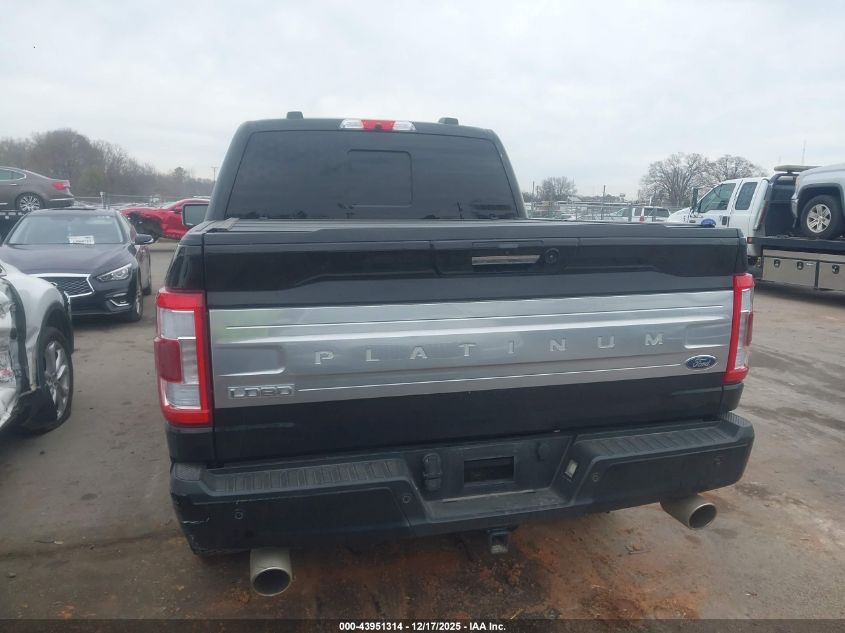 2022 Ford F-150 Platinum VIN: 1FTFW1E53NFB87144 Lot: 43951314