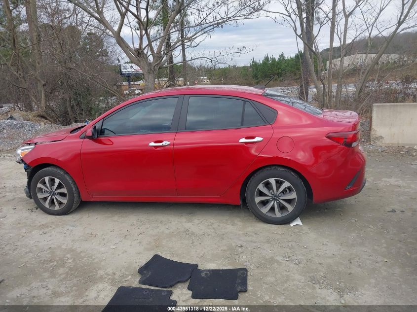 2022 Kia Rio S VIN: 3KPA24AD7NE434194 Lot: 43951318