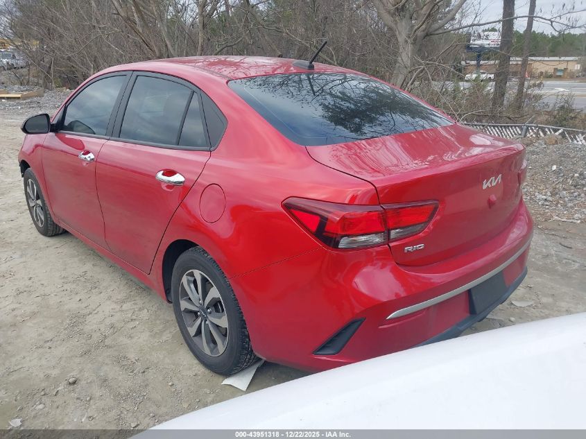 2022 Kia Rio S VIN: 3KPA24AD7NE434194 Lot: 43951318