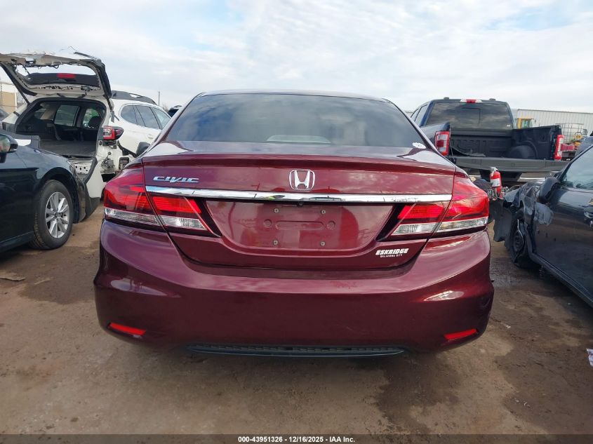 2013 Honda Civic Lx VIN: 2HGFB2F53DH571942 Lot: 43951326