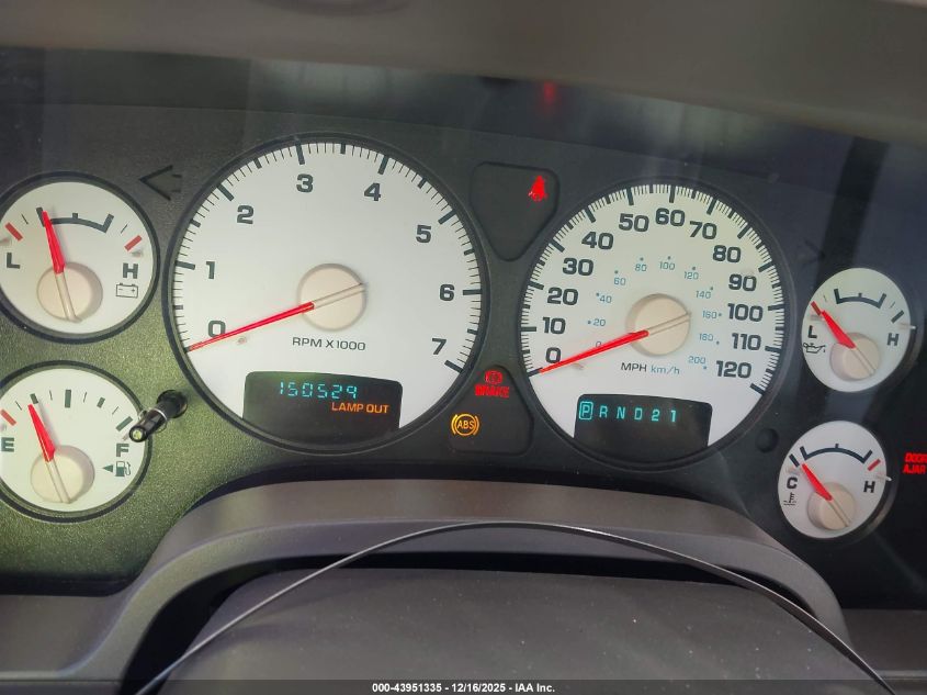 2004 Dodge Ram 1500 Slt/Laramie VIN: 1D7HA18D84S624349 Lot: 43951335