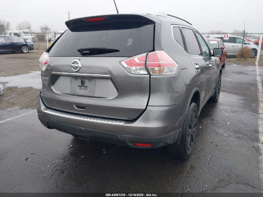 2016 Nissan Rogue S VIN: JN8AT2MT9GW008217 Lot: 43951338