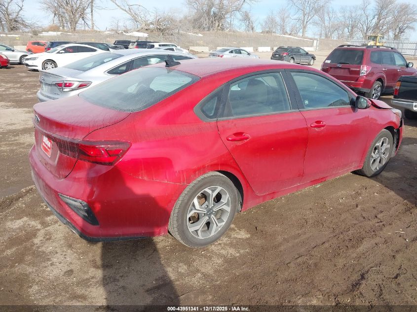 2019 Kia Forte Lxs VIN: 3KPF24AD6KE126080 Lot: 43951341