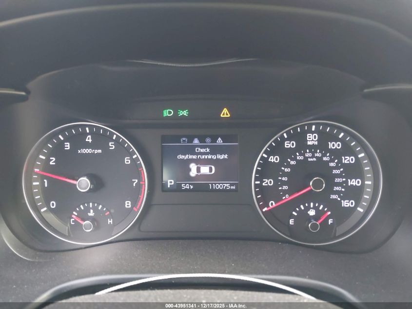 2019 Kia Forte Lxs VIN: 3KPF24AD6KE126080 Lot: 43951341