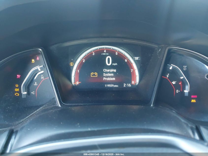 2017 Honda Civic Si VIN: 2HGFC1E55HH707387 Lot: 43951345