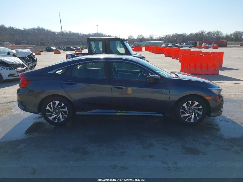 2017 Honda Civic Ex VIN: 19XFC2F72HE032341 Lot: 43951346