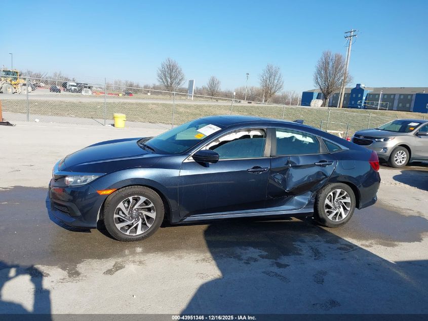 2017 Honda Civic Ex VIN: 19XFC2F72HE032341 Lot: 43951346