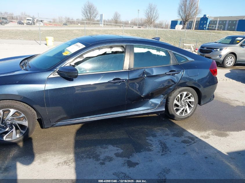 2017 Honda Civic Ex VIN: 19XFC2F72HE032341 Lot: 43951346