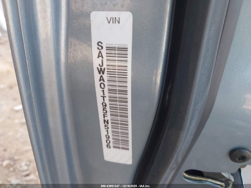 2005 Jaguar S-Type 3.0L V6 VIN: SAJWA01T95FN51906 Lot: 43951347