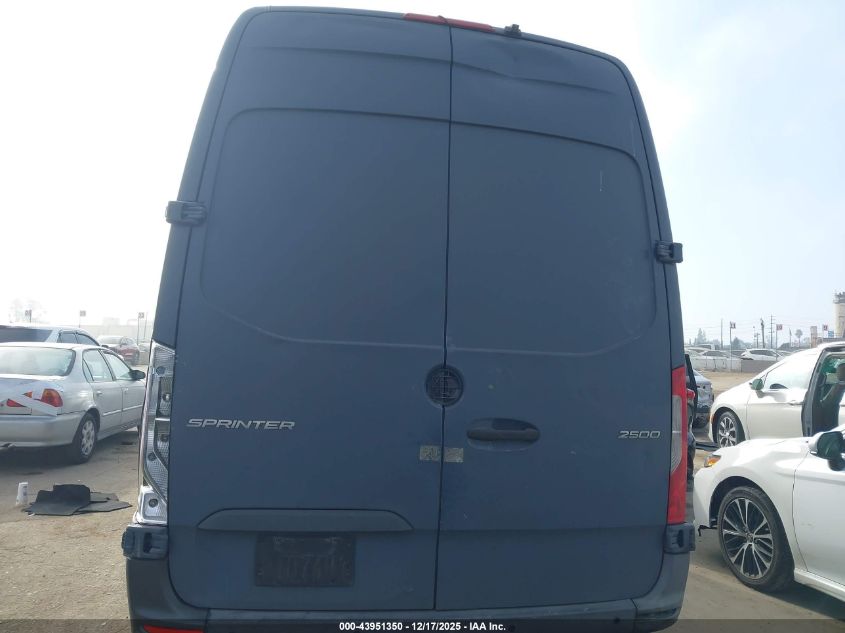 2019 Mercedes-Benz Sprinter 2500 High Roof V6 VIN: WD4PF1CD7KP134862 Lot: 43951350