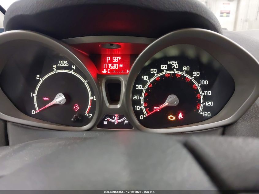 2013 Ford Fiesta Se VIN: 3FADP4EJ2DM166843 Lot: 43951354