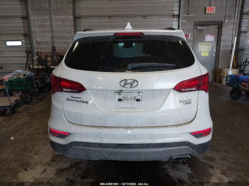 2017 Hyundai Santa Fe Sport 2.4L VIN: 5NMZUDLB4HH021736 Lot: 43951361