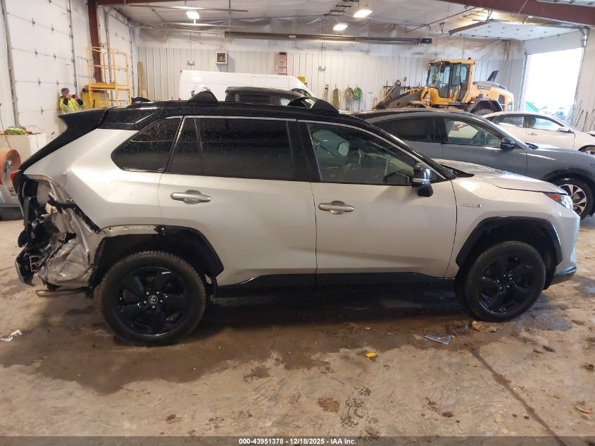 2020 Toyota Rav4 Hybrid Xse VIN: 2T3E6RFV2LW001338 Lot: 43951378