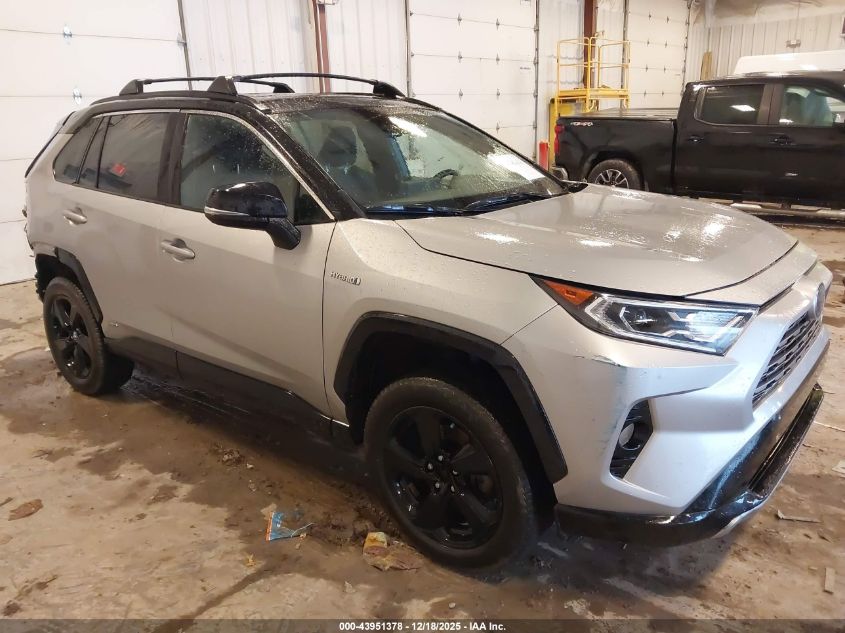 2020 Toyota Rav4 Hybrid Xse VIN: 2T3E6RFV2LW001338 Lot: 43951378