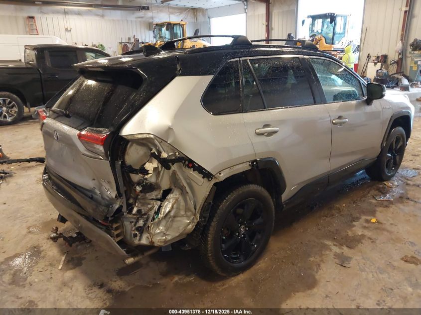 2020 Toyota Rav4 Hybrid Xse VIN: 2T3E6RFV2LW001338 Lot: 43951378