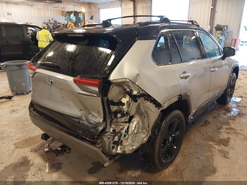 2020 Toyota Rav4 Hybrid Xse VIN: 2T3E6RFV2LW001338 Lot: 43951378