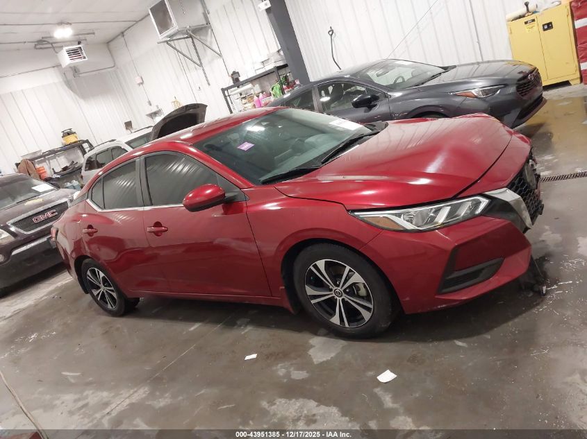 2021 Nissan Sentra Sv Xtronic Cvt VIN: 3N1AB8CV2MY228309 Lot: 43951385