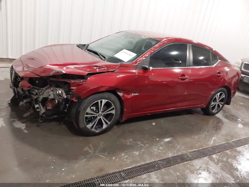 2021 Nissan Sentra Sv Xtronic Cvt VIN: 3N1AB8CV2MY228309 Lot: 43951385