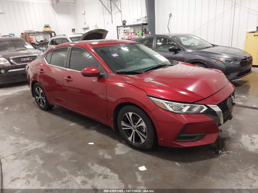 2021 Nissan Sentra Sv Xtronic Cvt VIN: 3N1AB8CV2MY228309 Lot: 43951385