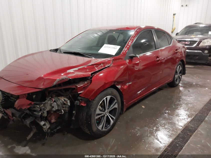 2021 Nissan Sentra Sv Xtronic Cvt VIN: 3N1AB8CV2MY228309 Lot: 43951385