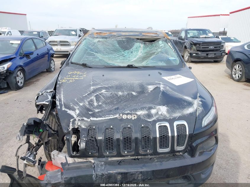 2015 Jeep Cherokee Sport VIN: 1C4PJLABXFW684638 Lot: 43951393