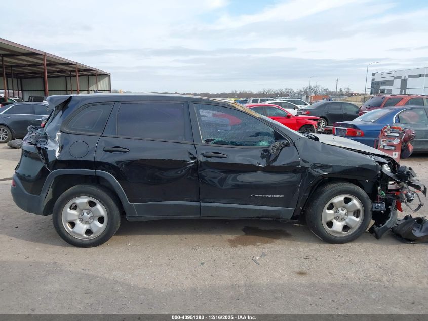 2015 Jeep Cherokee Sport VIN: 1C4PJLABXFW684638 Lot: 43951393