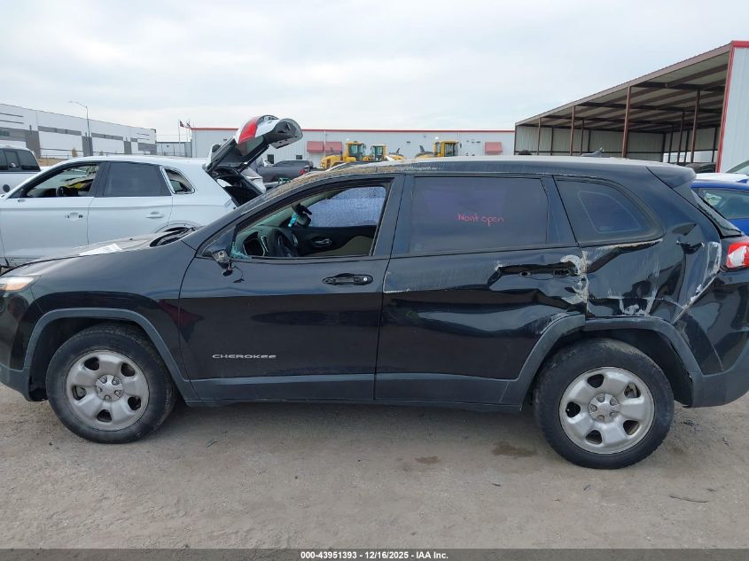 2015 Jeep Cherokee Sport VIN: 1C4PJLABXFW684638 Lot: 43951393