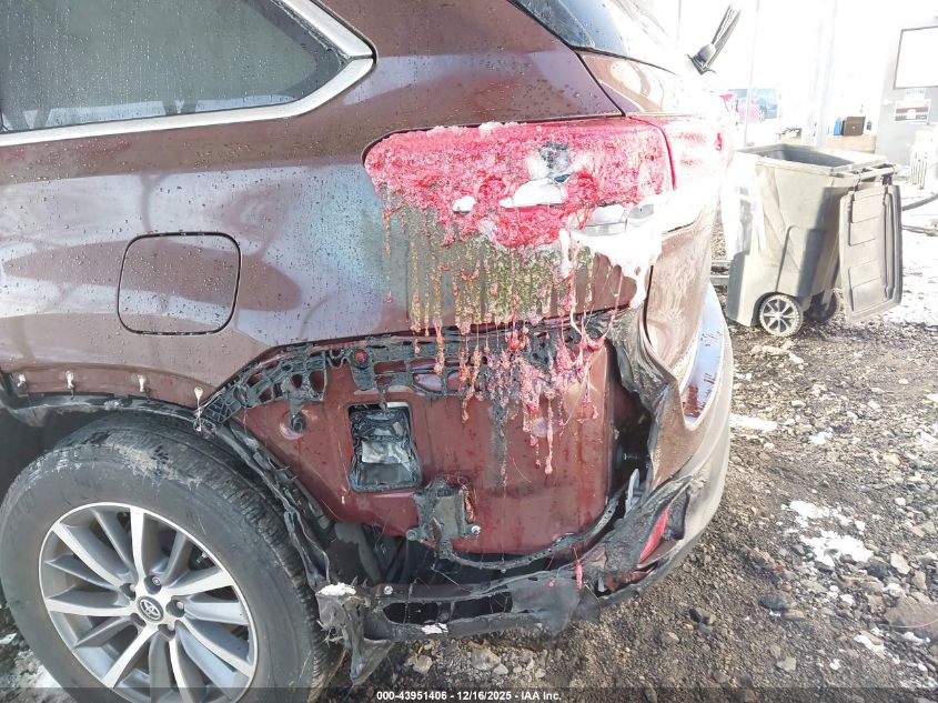 2019 Toyota Highlander Xle VIN: 5TDJZRFH9KS930748 Lot: 43951406