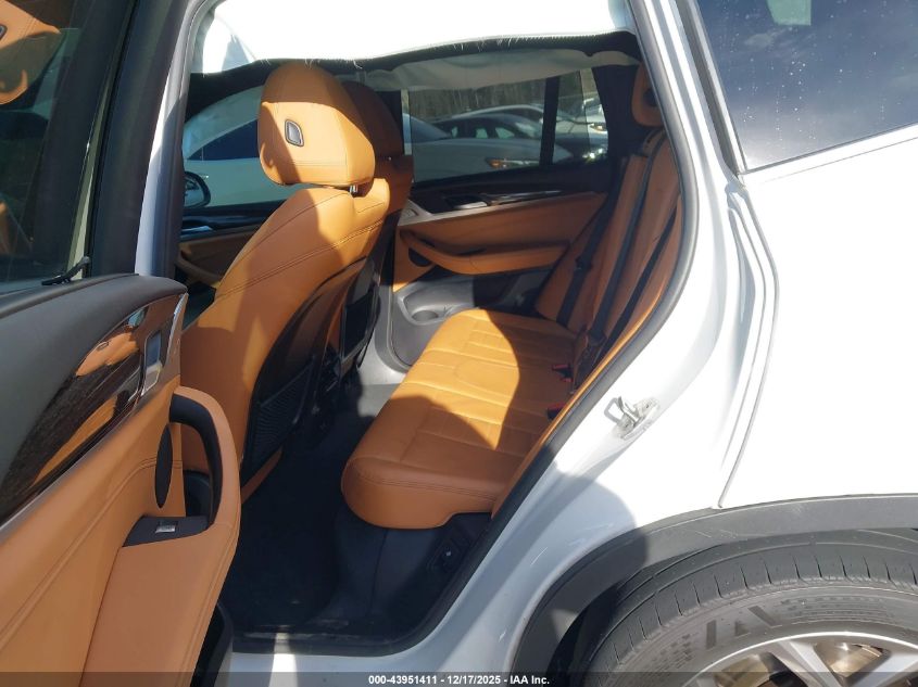 2021 BMW X3 Sdrive30I VIN: 5UXTY3C08M9F39651 Lot: 43951411