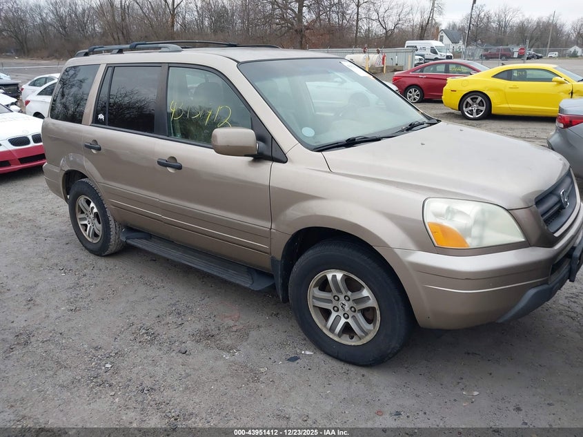 2HKYF18604H538187 2004 Honda Pilot Ex-L auction photo 1