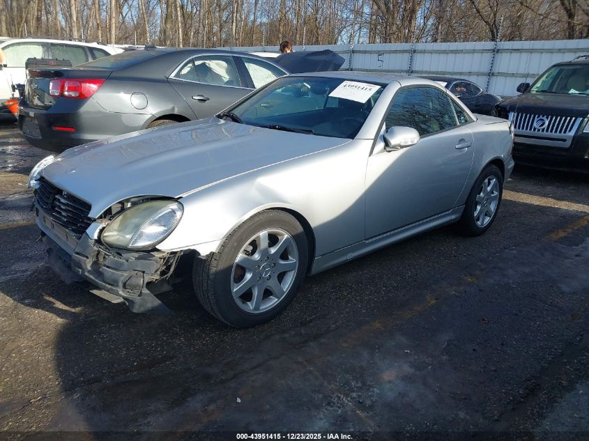 2001 Mercedes-Benz Slk 230 Kompressor