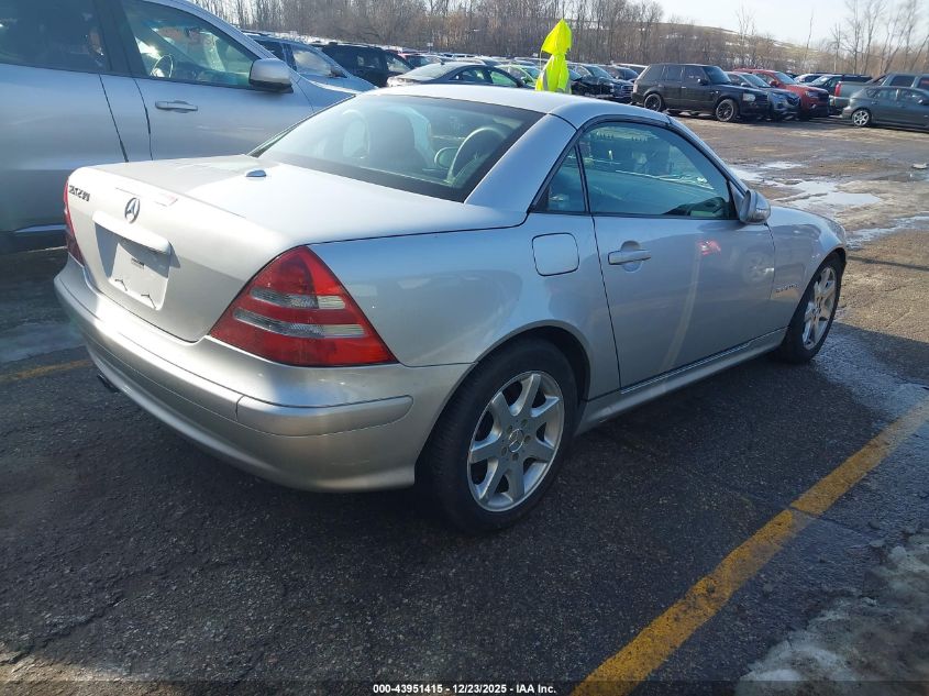2001 Mercedes-Benz Slk 230 Kompressor