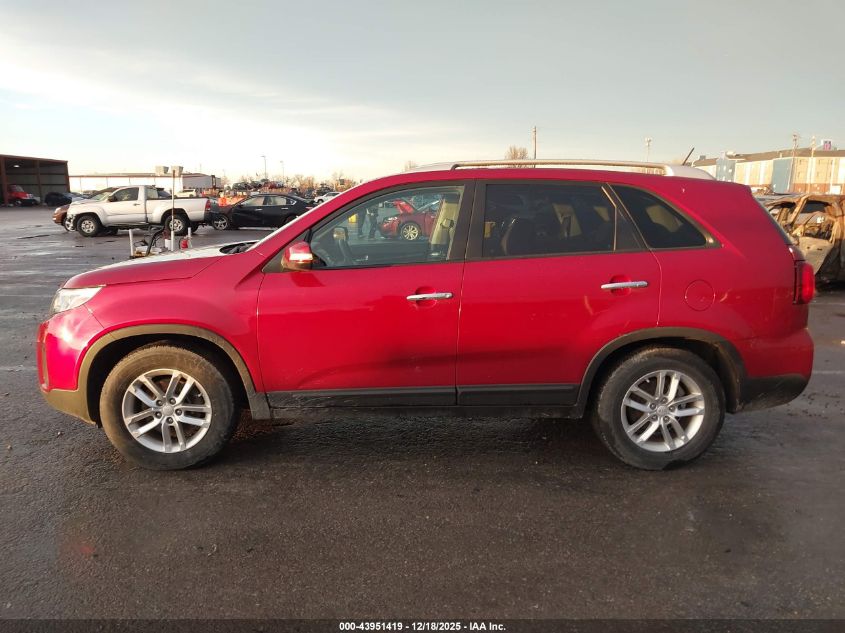 2014 Kia Sorento Lx VIN: 5XYKT4A74EG425855 Lot: 43951419