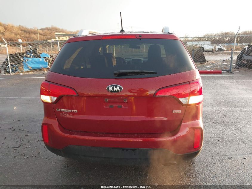 2014 Kia Sorento Lx VIN: 5XYKT4A74EG425855 Lot: 43951419