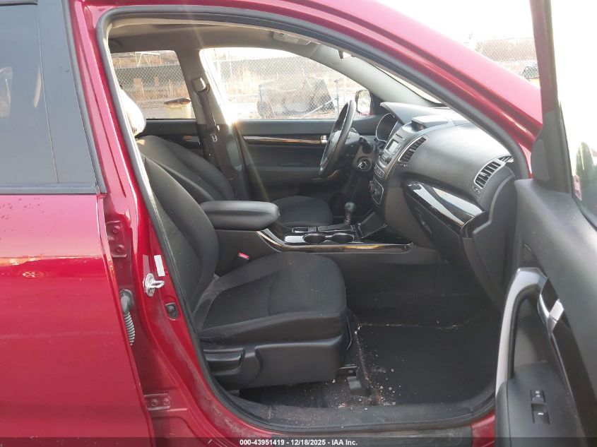 2014 Kia Sorento Lx VIN: 5XYKT4A74EG425855 Lot: 43951419