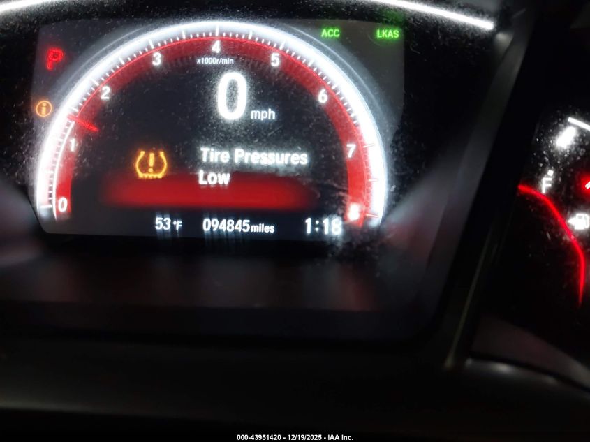 2019 Honda Civic Sport VIN: 2HGFC2F8XKH518806 Lot: 43951420