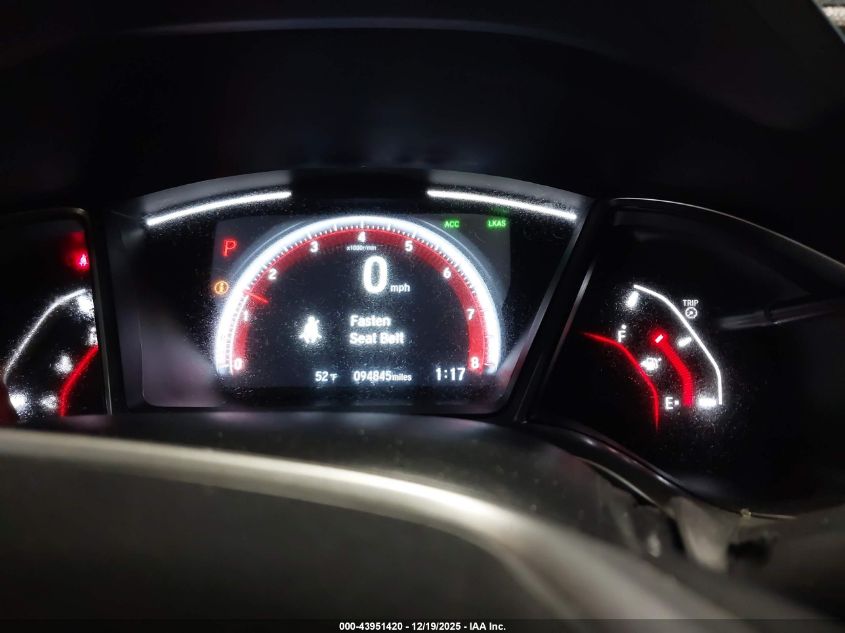 2019 Honda Civic Sport VIN: 2HGFC2F8XKH518806 Lot: 43951420