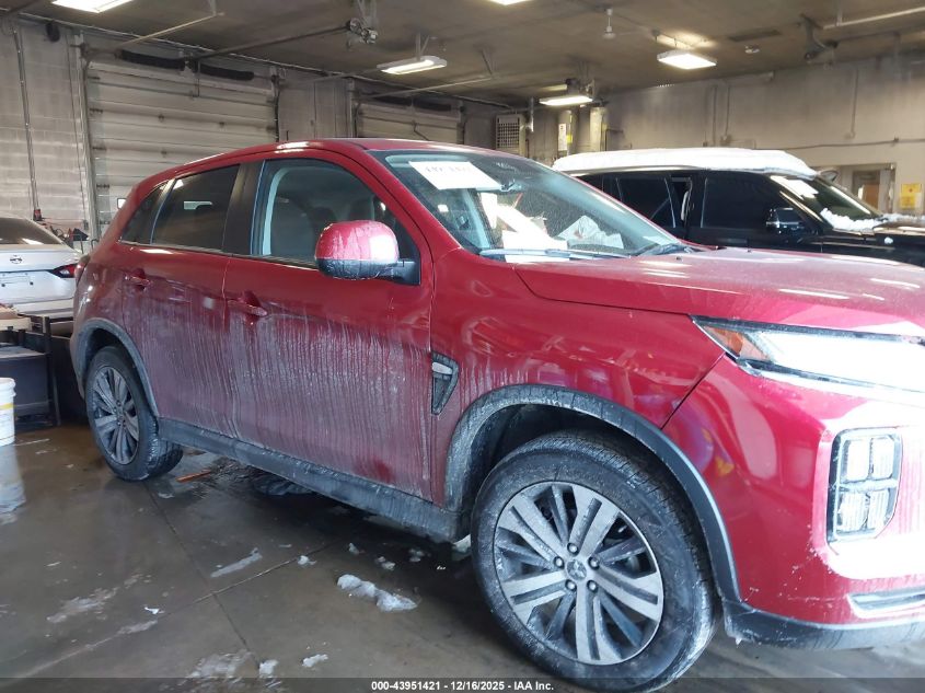 2025 Mitsubishi Outlander Sport 2.0 Es Awc/2.0 Le Awc/2.0 S Awc/2.0 Se Awc/2.0 Trail Edition Awc VIN: JA4ARUAUXSU012908 Lot: 43951421