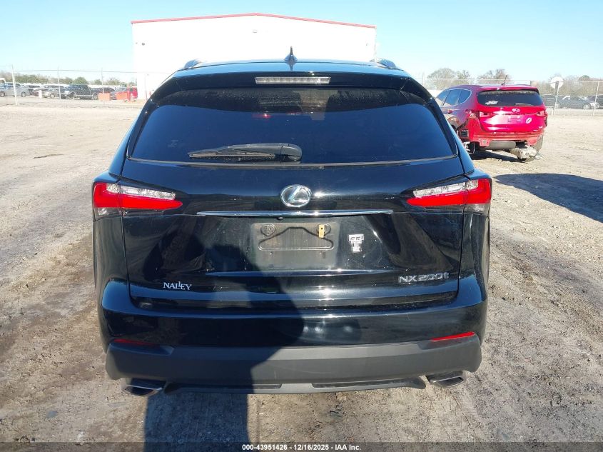 2017 Lexus Nx 200T VIN: JTJBARBZ7H2135821 Lot: 43951426