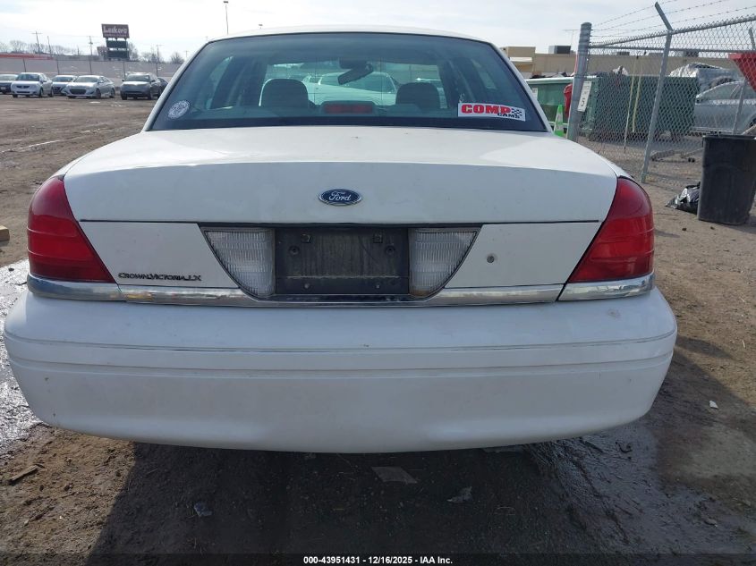 2008 Ford Crown Victoria Lx VIN: 2FAFP74V28X129185 Lot: 43951431